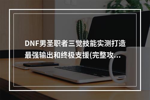 DNF男圣职者三觉技能实测打造最强输出和终极支援(完整攻略)