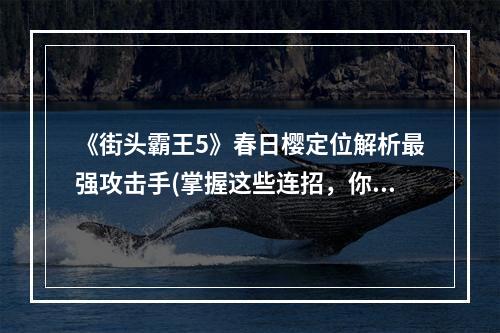 《街头霸王5》春日樱定位解析最强攻击手(掌握这些连招，你也能成为《街头霸王5》春日樱)