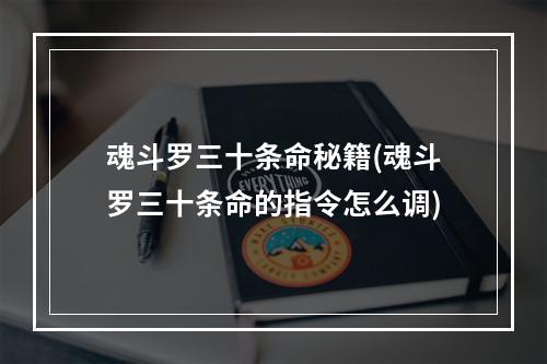 魂斗罗三十条命秘籍(魂斗罗三十条命的指令怎么调)