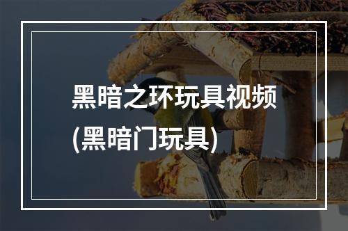 黑暗之环玩具视频(黑暗门玩具)