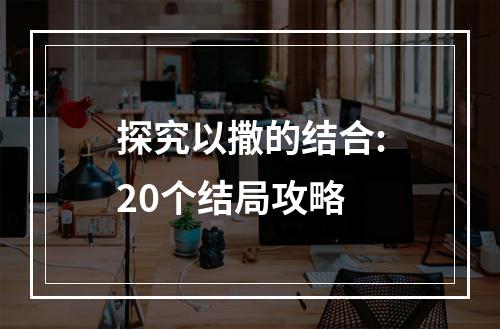 探究以撒的结合:20个结局攻略