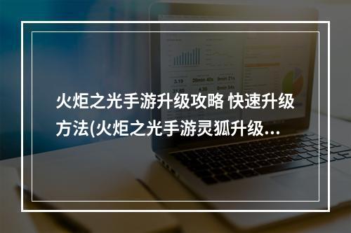 火炬之光手游升级攻略 快速升级方法(火炬之光手游灵狐升级)