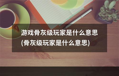 游戏骨灰级玩家是什么意思(骨灰级玩家是什么意思)