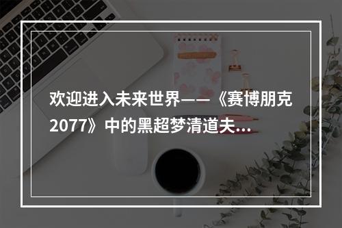 欢迎进入未来世界——《赛博朋克2077》中的黑超梦清道夫老窝