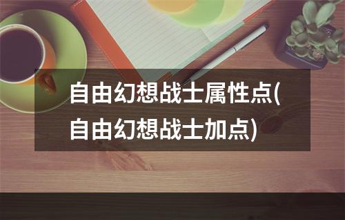 自由幻想战士属性点(自由幻想战士加点)