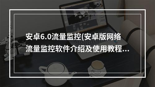 安卓6.0流量监控(安卓版网络流量监控软件介绍及使用教程 上)