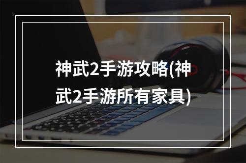 神武2手游攻略(神武2手游所有家具)