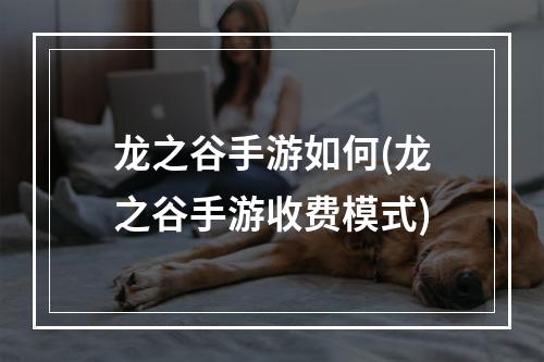 龙之谷手游如何(龙之谷手游收费模式)