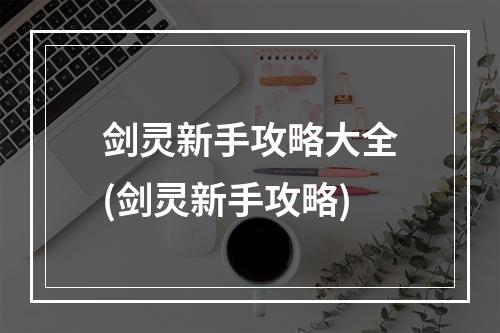 剑灵新手攻略大全(剑灵新手攻略)