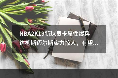 NBA2K19新球员卡属性爆料达柳斯迈尔斯实力惊人，有望颠覆天下(火热预售中)