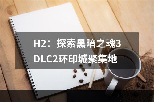 H2：探索黑暗之魂3DLC2环印城聚集地