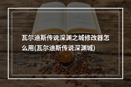 瓦尔迪斯传说深渊之城修改器怎么用(瓦尔迪斯传说深渊城)