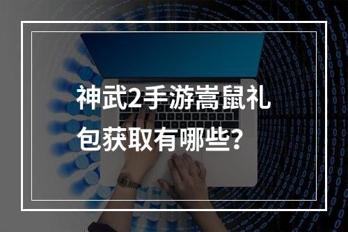 神武2手游嵩鼠礼包获取有哪些？