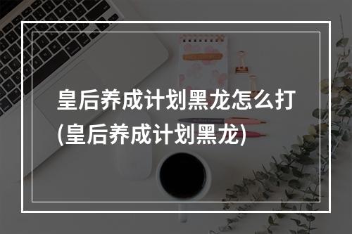 皇后养成计划黑龙怎么打(皇后养成计划黑龙)