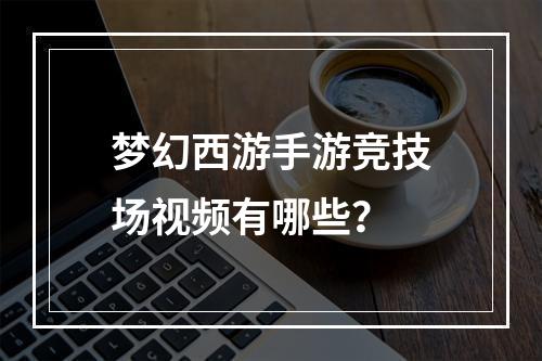 梦幻西游手游竞技场视频有哪些？