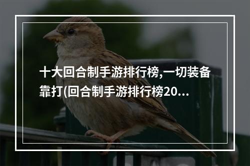 十大回合制手游排行榜,一切装备靠打(回合制手游排行榜2022简单)