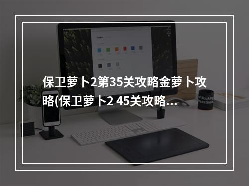 保卫萝卜2第35关攻略金萝卜攻略(保卫萝卜2 45关攻略金萝卜)