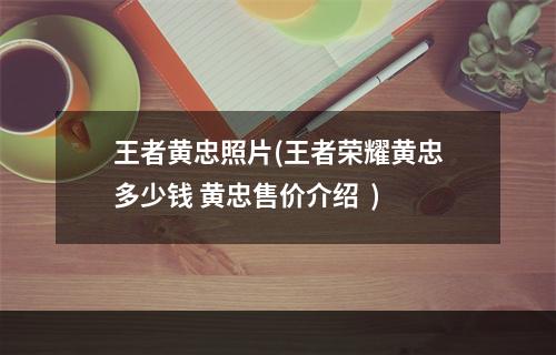 王者黄忠照片(王者荣耀黄忠多少钱 黄忠售价介绍  )