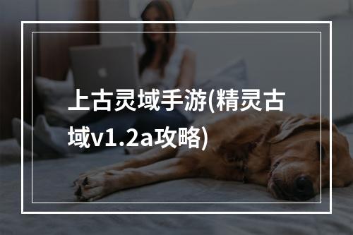 上古灵域手游(精灵古域v1.2a攻略)