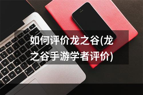 如何评价龙之谷(龙之谷手游学者评价)