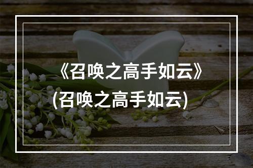 《召唤之高手如云》(召唤之高手如云)