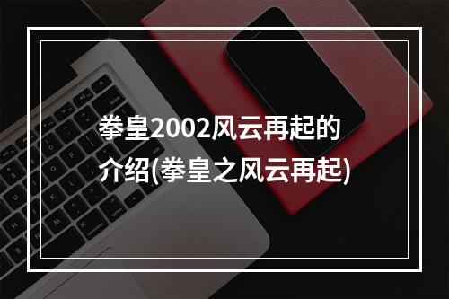 拳皇2002风云再起的介绍(拳皇之风云再起)