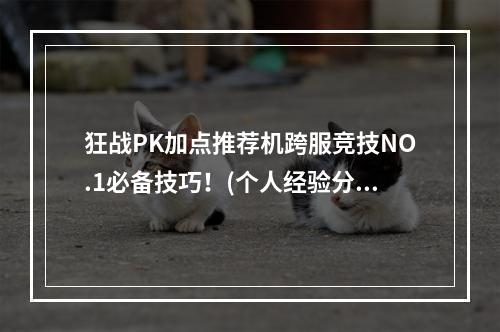 狂战PK加点推荐机跨服竞技NO.1必备技巧！(个人经验分享)