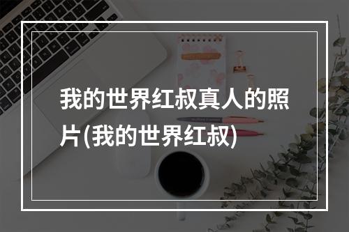 我的世界红叔真人的照片(我的世界红叔)