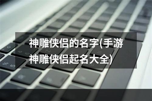 神雕侠侣的名字(手游神雕侠侣起名大全)