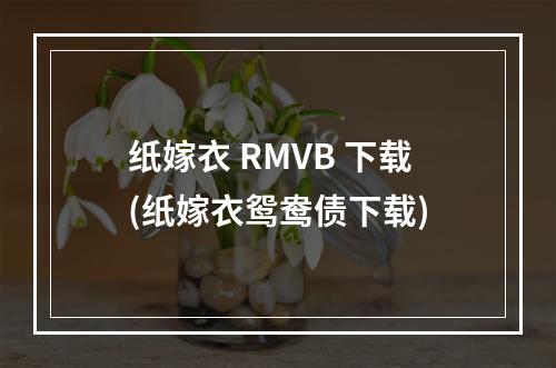 纸嫁衣 RMVB 下载(纸嫁衣鸳鸯债下载)