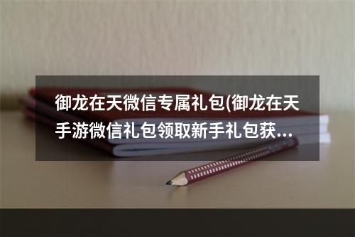 御龙在天微信专属礼包(御龙在天手游微信礼包领取新手礼包获取方法)