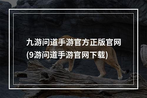 九游问道手游官方正版官网(9游问道手游官网下载)