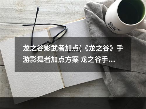 龙之谷影武者加点(《龙之谷》手游影舞者加点方案 龙之谷手游影舞者pve加点)