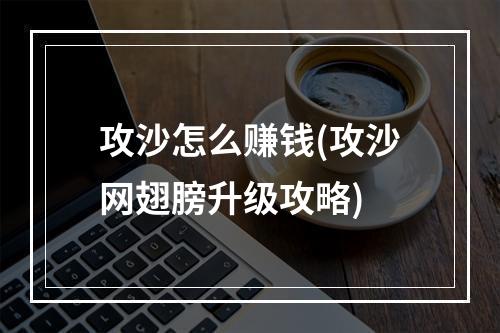 攻沙怎么赚钱(攻沙网翅膀升级攻略)