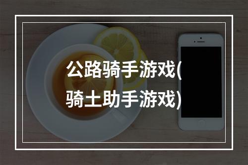 公路骑手游戏(骑土助手游戏)