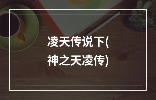 凌天传说下(神之天凌传)