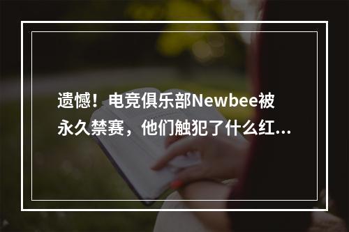 遗憾！电竞俱乐部Newbee被永久禁赛，他们触犯了什么红线？(dota2假赛)