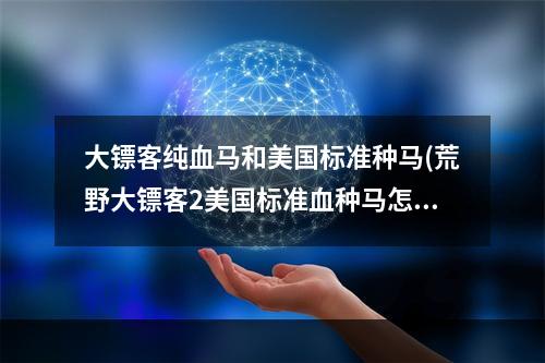 大镖客纯血马和美国标准种马(荒野大镖客2美国标准血种马怎么样 美国标准血种马属性及位 )