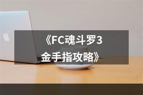 《FC魂斗罗3金手指攻略》