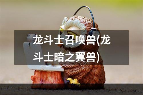 龙斗士召唤兽(龙斗士暗之翼兽)