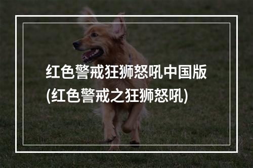 红色警戒狂狮怒吼中国版(红色警戒之狂狮怒吼)