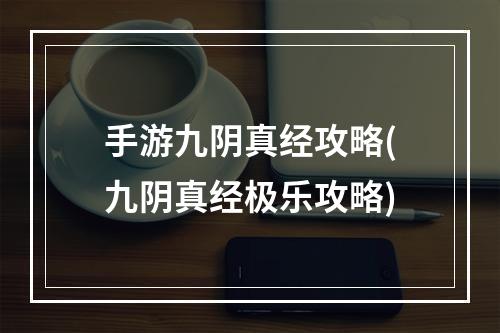 手游九阴真经攻略(九阴真经极乐攻略)