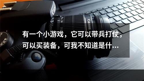 有一个小游戏，它可以带兵打仗，可以买装备，可我不知道是什么名字了，求问？(打仗小游戏)