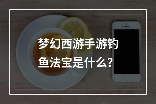 梦幻西游手游钓鱼法宝是什么？