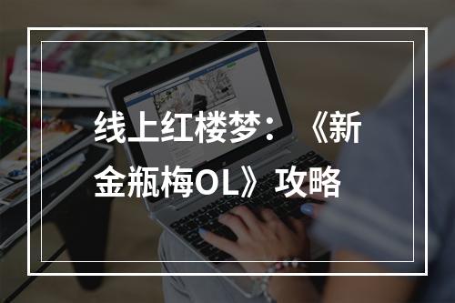 线上红楼梦：《新金瓶梅OL》攻略