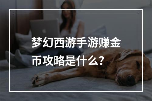 梦幻西游手游赚金币攻略是什么？