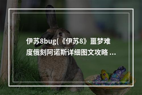 伊苏8bug(《伊苏8》噩梦难度俄刻阿诺斯详细图文攻略 俄刻阿诺斯怎)