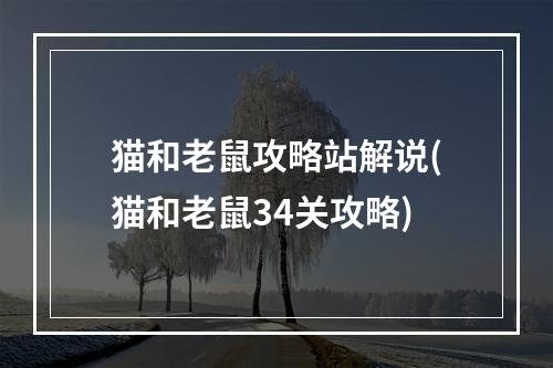 猫和老鼠攻略站解说(猫和老鼠34关攻略)