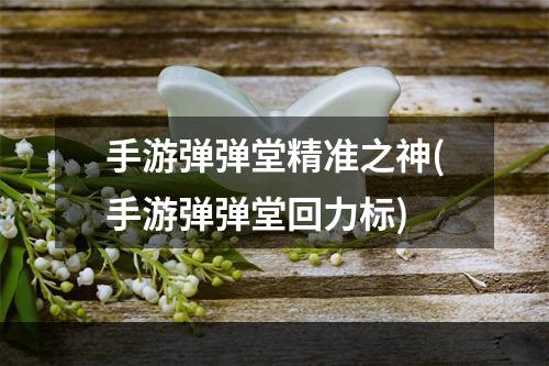 手游弹弹堂精准之神(手游弹弹堂回力标)