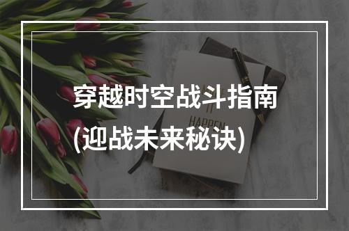 穿越时空战斗指南(迎战未来秘诀)